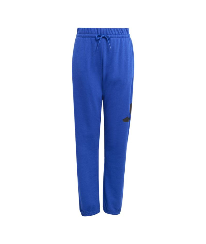 Pantalones adidas Bl French Terry 280 Infantil Azul/Negro