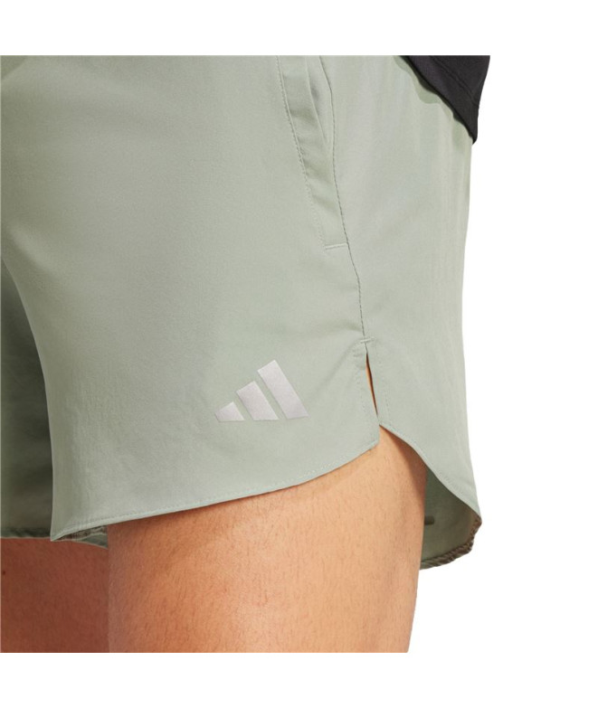 Calça de Running adidas Run It Short Homem Verde