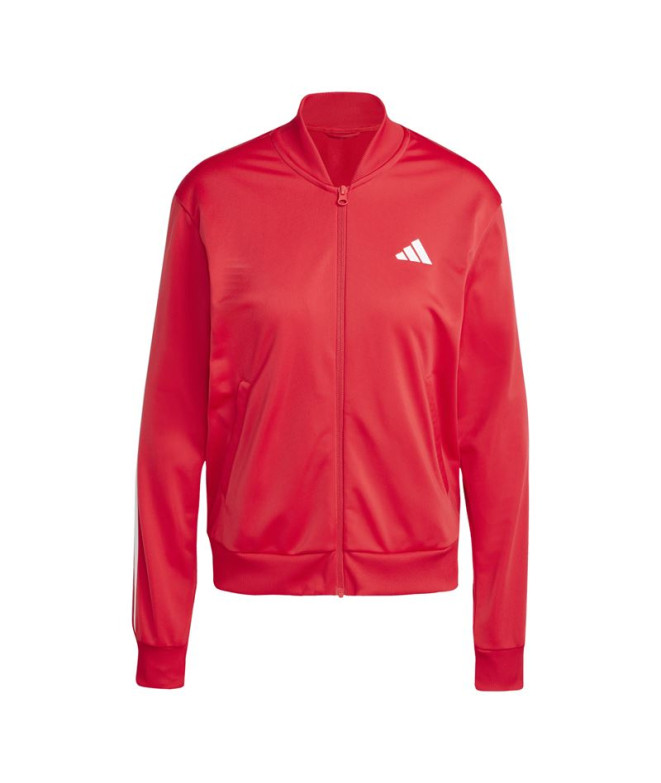 Chandail adidas 3 Bandes Tr Ts Femme Rubpur/Blanc