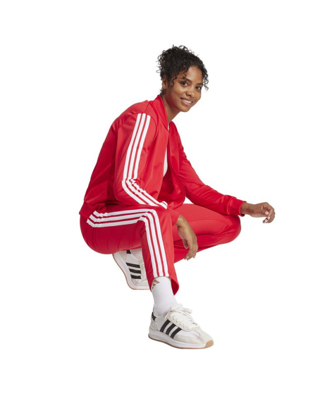 Chandail adidas 3 Bandes Tr Ts Femme Rubpur/Blanc