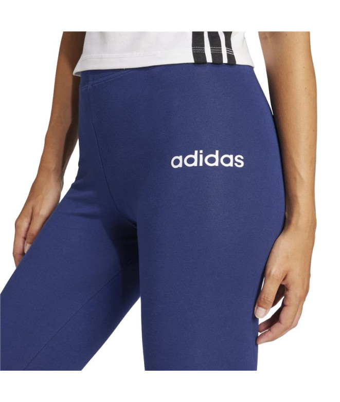 Malhas adidas Lin Sj Mulher Azul Escuro/Branco