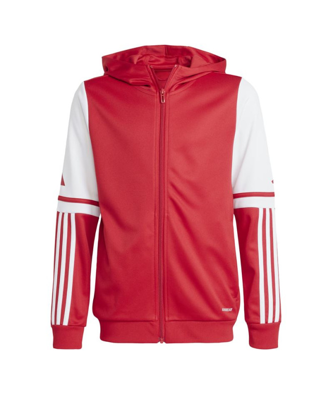 Sudadera de Fútbol adidas Squadra25 Hood Infantil Rojo
