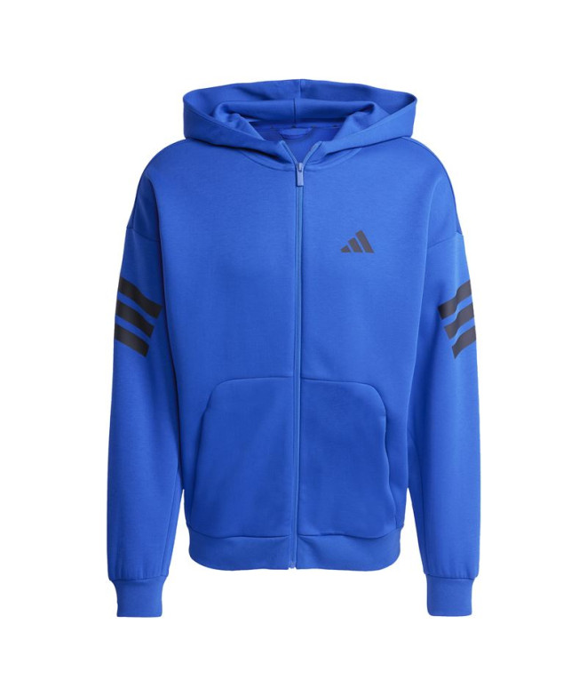 Sudadera adidas Future Icons 3Bandas Fz Hombre Azul