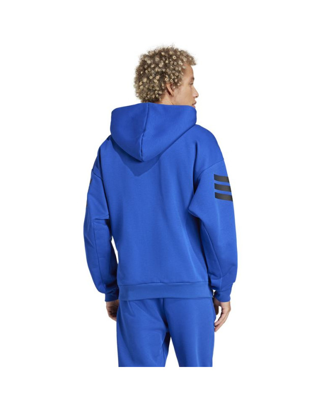 Sweat adidas Future Icons 3Bandas Fz Homme Bleu