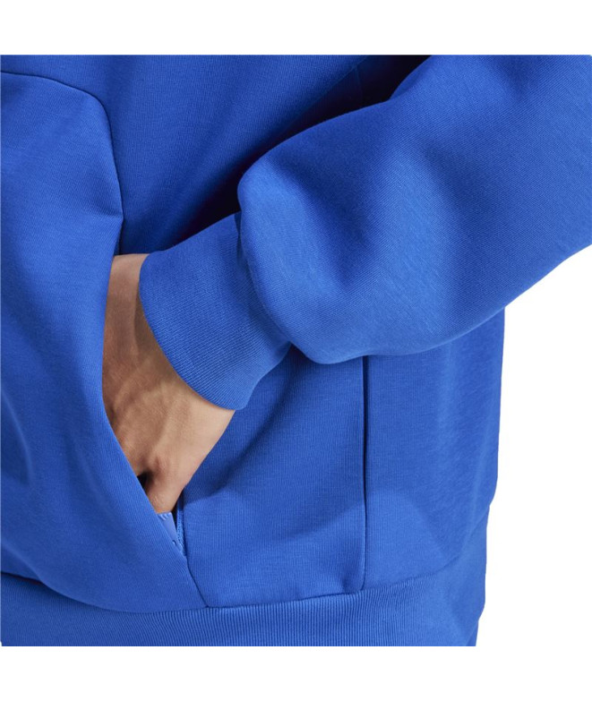 Moletom adidas Future Icons 3Bandas Fz Homem Azul