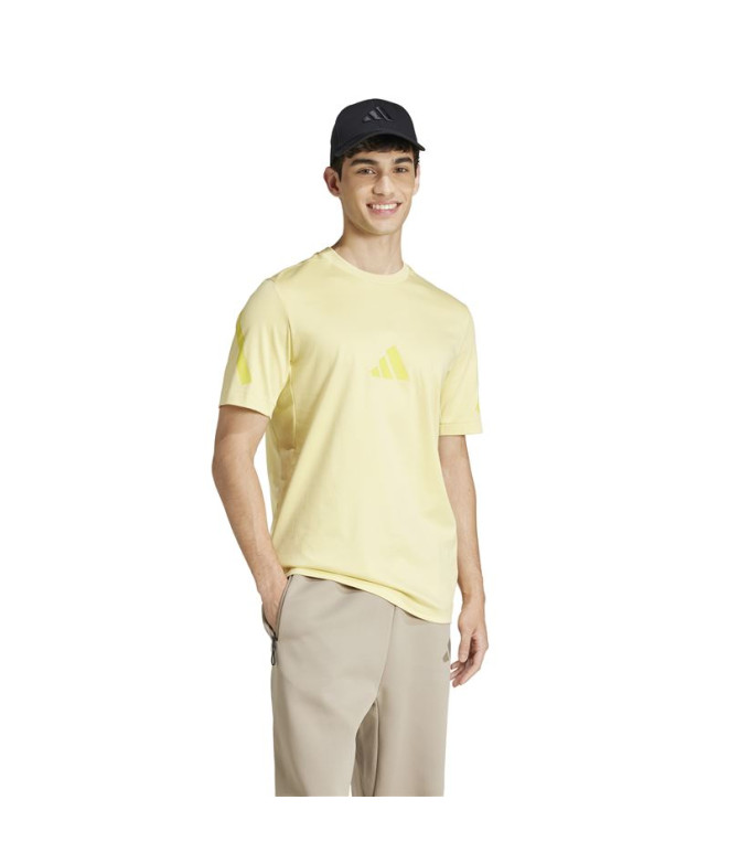 Camiseta adidas Z.N.E. Hombre Azul Menta