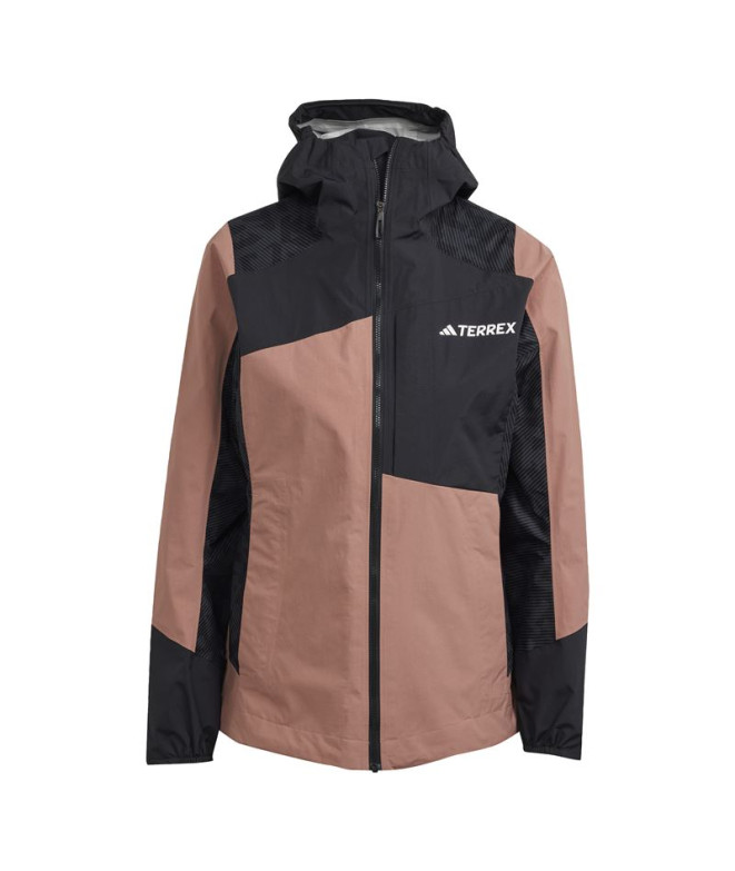 Chaqueta De Montaña adidas Xpr Hyb Rr Mujer Rosa/Negro