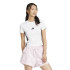 Camiseta adidas 3Bandas Sj Baby Mujer Blanco/Negro