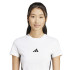 Camiseta adidas 3Bandas Sj Baby Mujer Blanco/Negro
