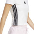 Camiseta adidas 3Bandas Sj Baby Mujer Blanco/Negro