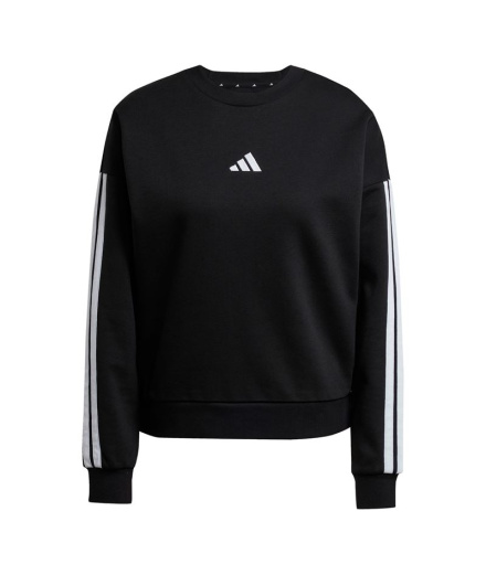 Sweat adidas 3Bandas Fl Swt Femme Noir/Blanc