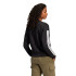 Sudadera adidas 3Bandas Fl Swt Mujer Negro/Blanco