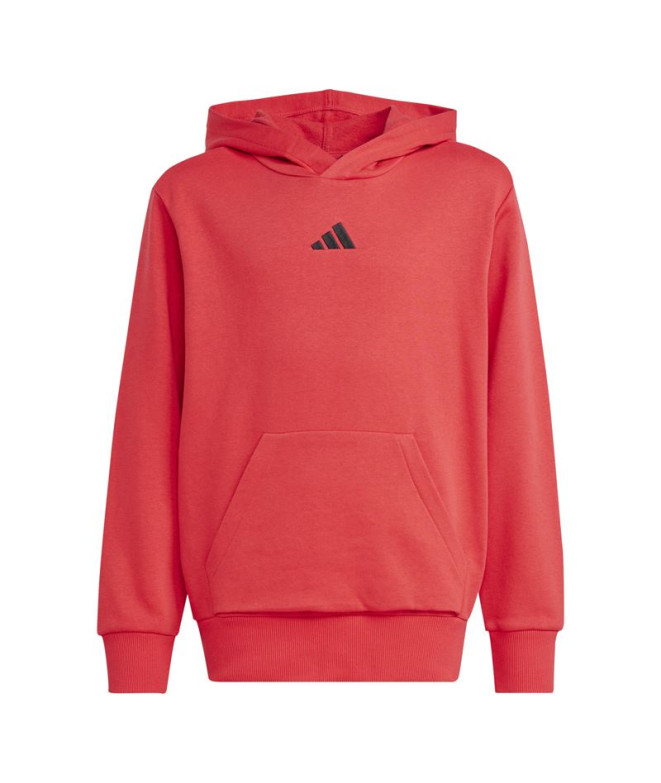 Sudadera adidas Sl Fl Hd 225 Infantil Rubpur/Negro