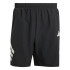 Calça de Fitness adidas Gym+ 3 Bandas Short Homem Preto/Branco