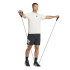 Calça de Fitness adidas Gym+ 3 Bandas Short Homem Preto/Branco
