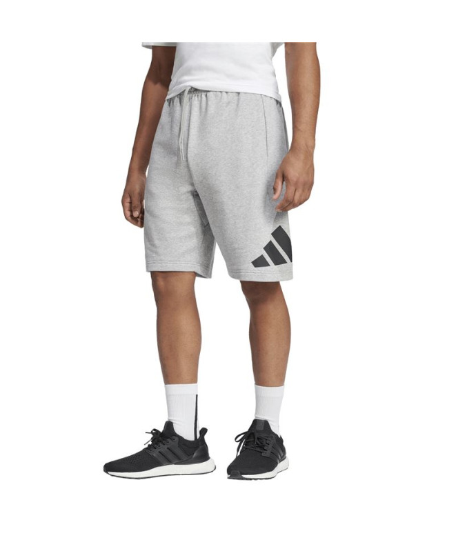 Pantalones adidas Mh Bosshortft Hombre Gris/Negro
