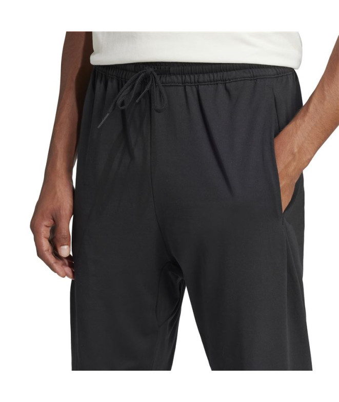 Pantalones adidas Lin Sj Hombre Negro/Blanco