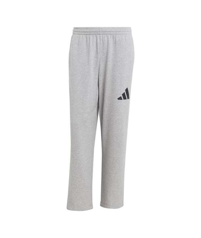 Pantalons adidas Large French Terry Homme Gris/Noir