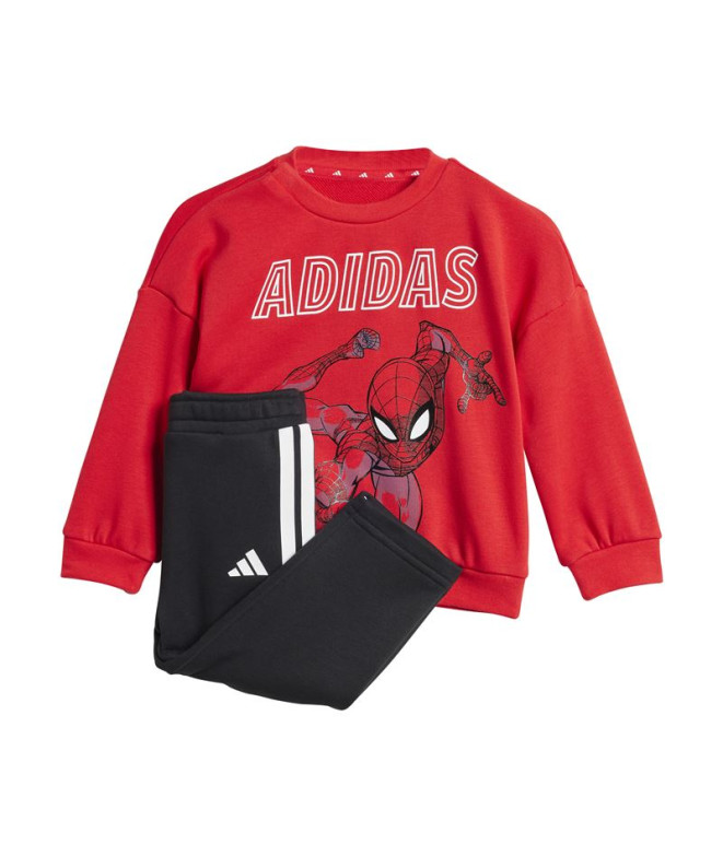 Pantalons adidas I Mrvl Sm Jog Bébés Rubpur/Blanco