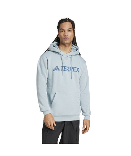 Moletom de Montanha adidas Mt Logo Hd Homem Cinza 2