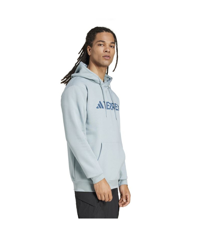 Moletom de Montanha adidas Mt Logo Hd Homem Cinza