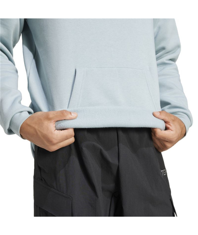 Moletom de Montanha adidas Mt Logo Hd Homem Cinza