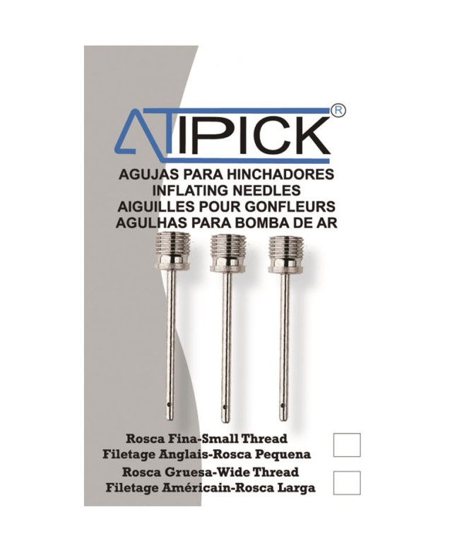 Pack Agulhas Futebol Atipick 3 do fio grosso