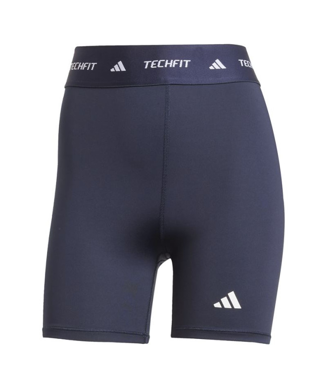 Mallas de Fitness adidas Techfit Sho Mujer Azul Oscuro