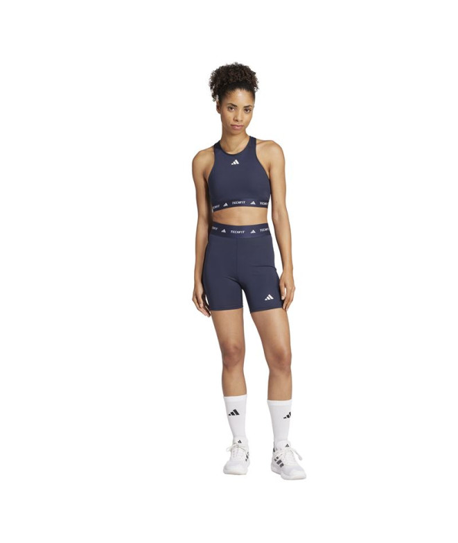 Mallas de Fitness adidas Techfit Sho Mujer Azul...