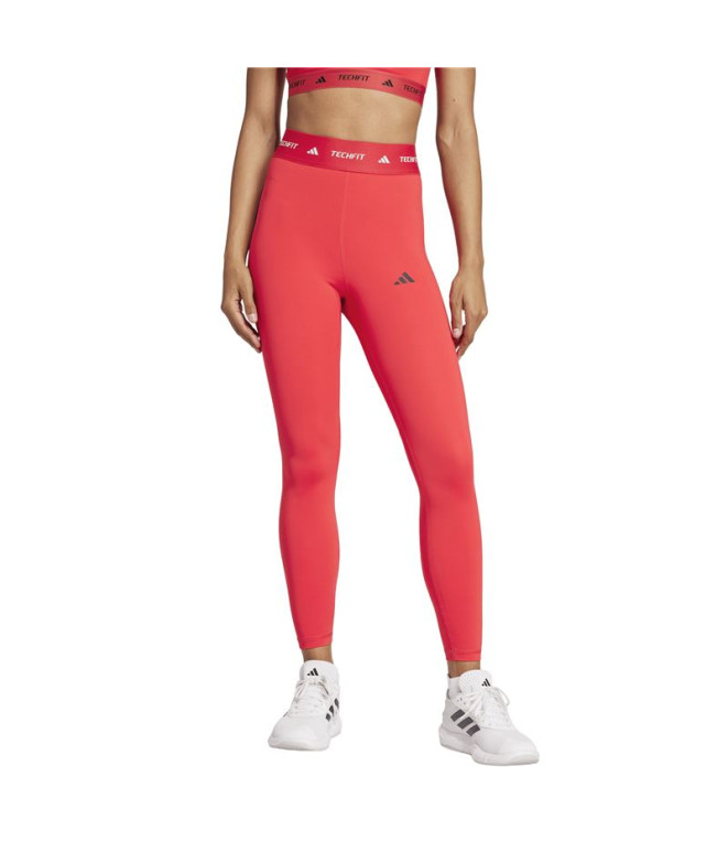 Malhas de Fitness adidas Techfit 7/8 Mulher Rubpur