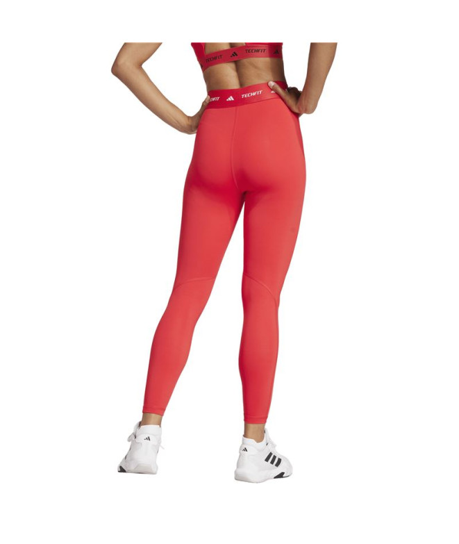 Malhas de Fitness adidas Techfit 7/8 Mulher Rubpur