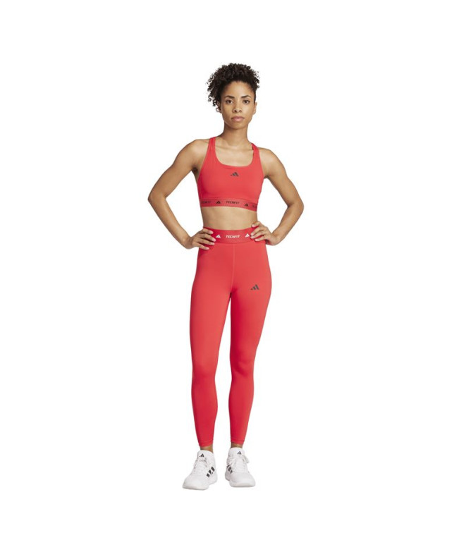 Malhas de Fitness adidas Techfit 7/8 Mulher Rubpur