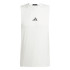 Camiseta de Fitness adidas D4T Int. Tank Homem Branco