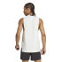 Camiseta de Fitness adidas D4T Int. Tank Homem Branco