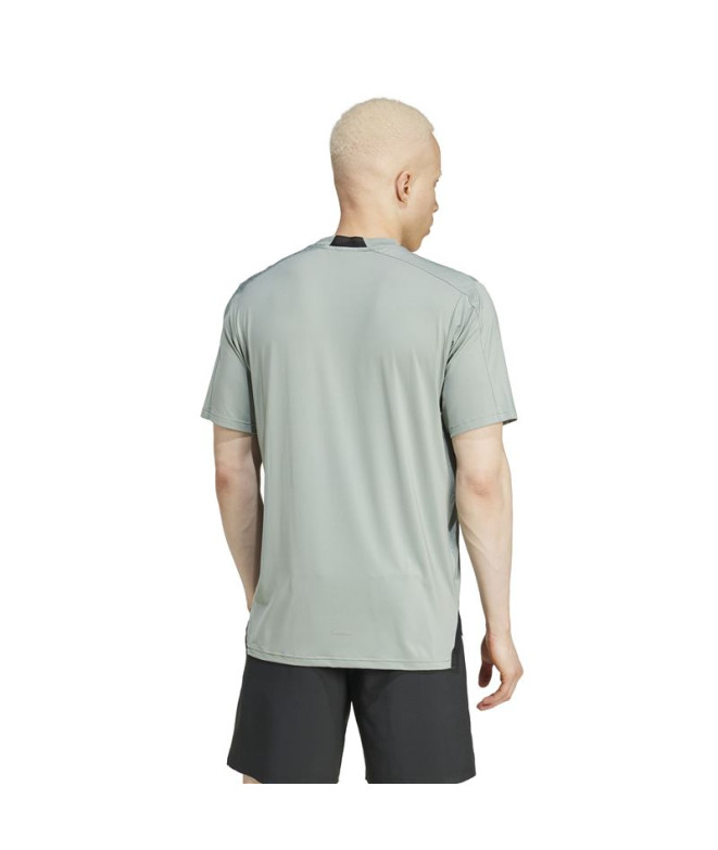 Camiseta de Fitness adidas D4T Int. Hombre Verde