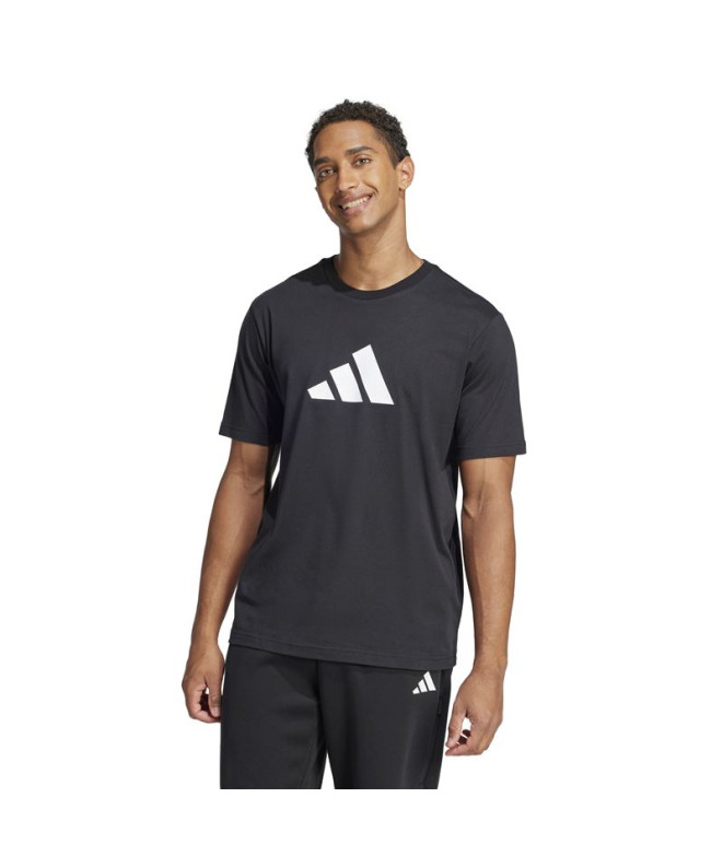 Camiseta adidas Future Icons 3Bar Homem Preto