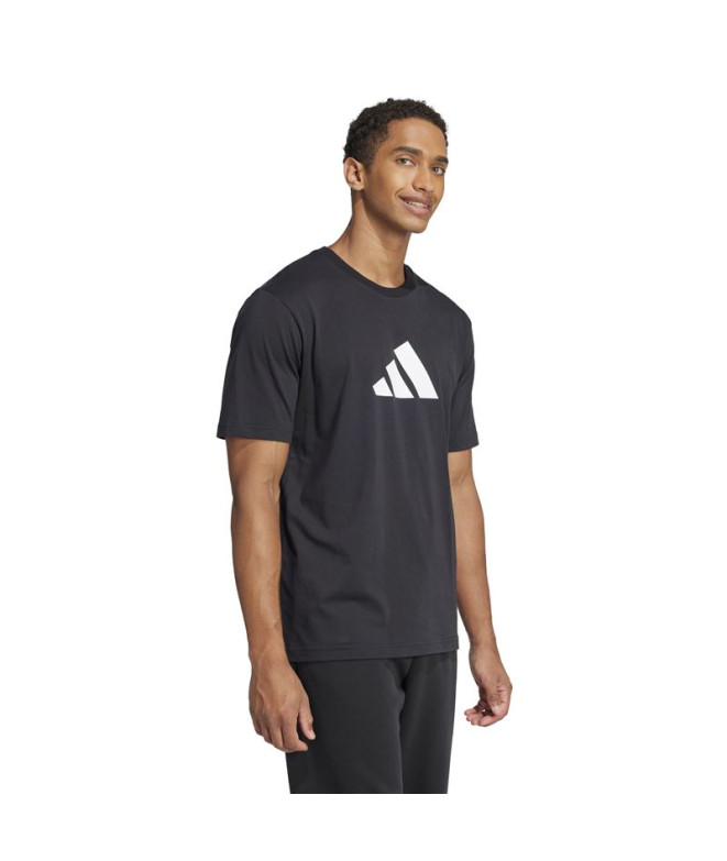 Camiseta adidas Future Icons 3Bar Homem Preto