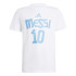 Camiseta de Futebol adidas Messi N&N G Infantil Branco