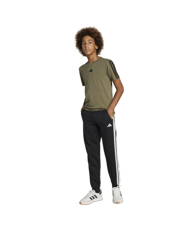 Calça adidas 3Bandas Fl 280 Infantil Preto/Branco
