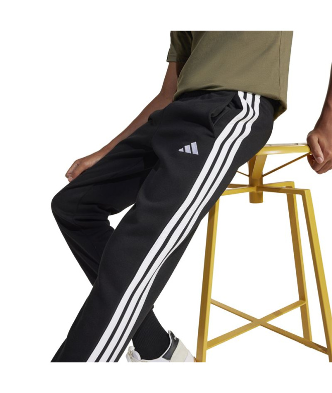 Calça adidas 3Bandas Fl 280 Infantil Preto/Branco