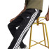 Calça adidas 3Bandas Fl 280 Infantil Preto/Branco