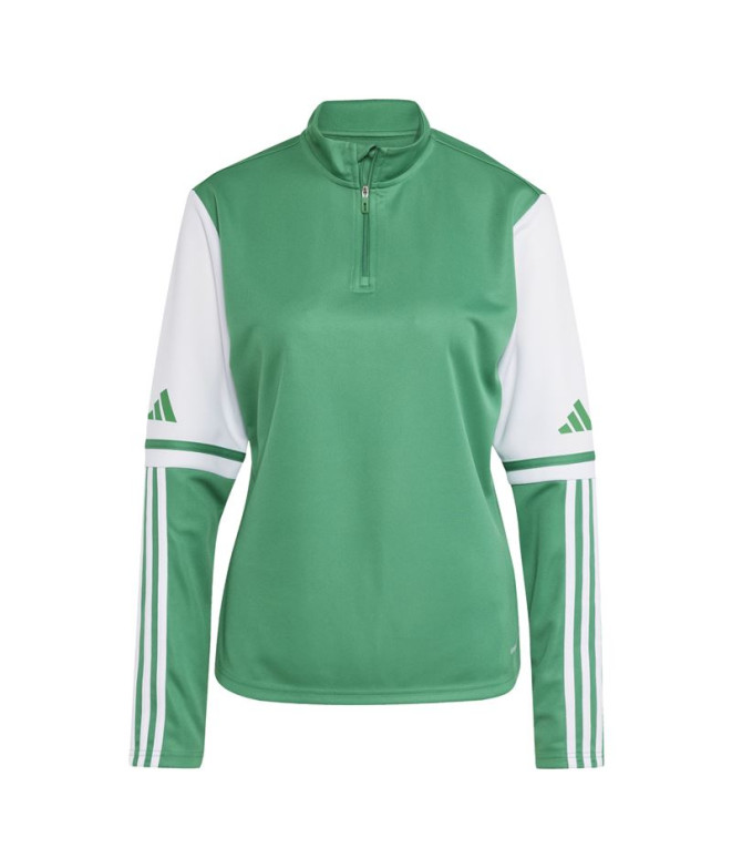 Camiseta de Futebol adidas Squadra25 Tr Top Mulher Verde/Branco
