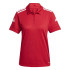 Polo de Fútbol adidas Squadra25 Mujer Granate/Blanco