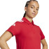 Polo de Futebol adidas Squadra25 Mulher Granate/Branco