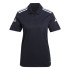 Polo de Futebol adidas Squadra25 Mulher Negro/Branco