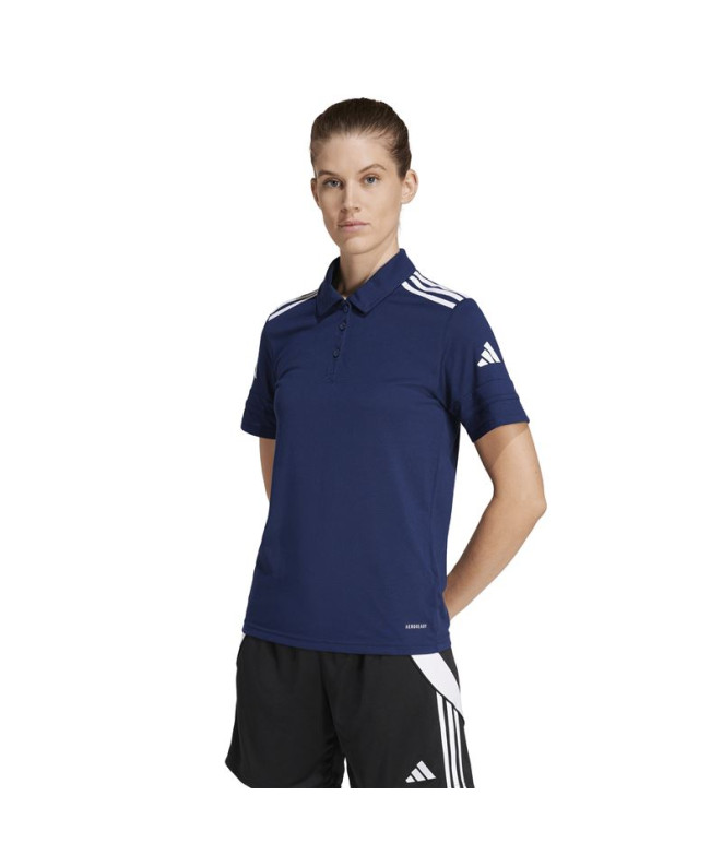 Polo de Football adidas Squadra25 Femme Bleu/Blanc
