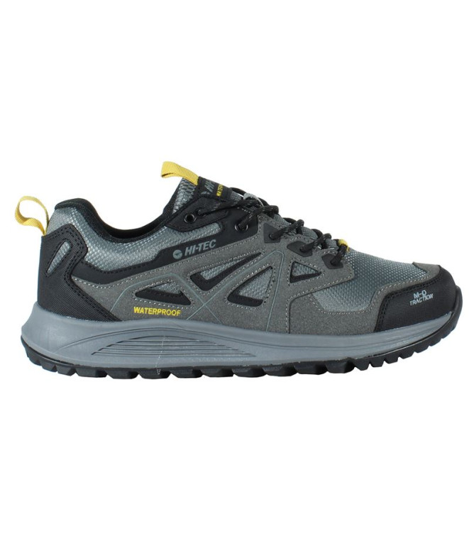 Zapatillas de Montaña Hi-Tec Tambre Mid WP Hombre Charcoal/Steel Grey/Lemon Curry