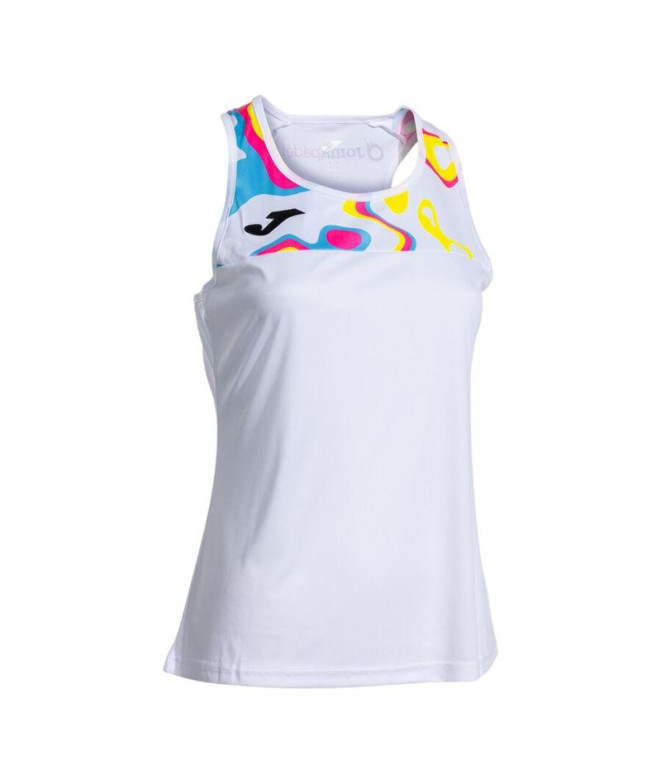T-shirt De Tennis Joma Torneo Capsule Blanc Fille