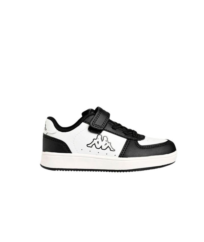 Sapatilhas Kappa Malone Inf Ev White/Black Bebês