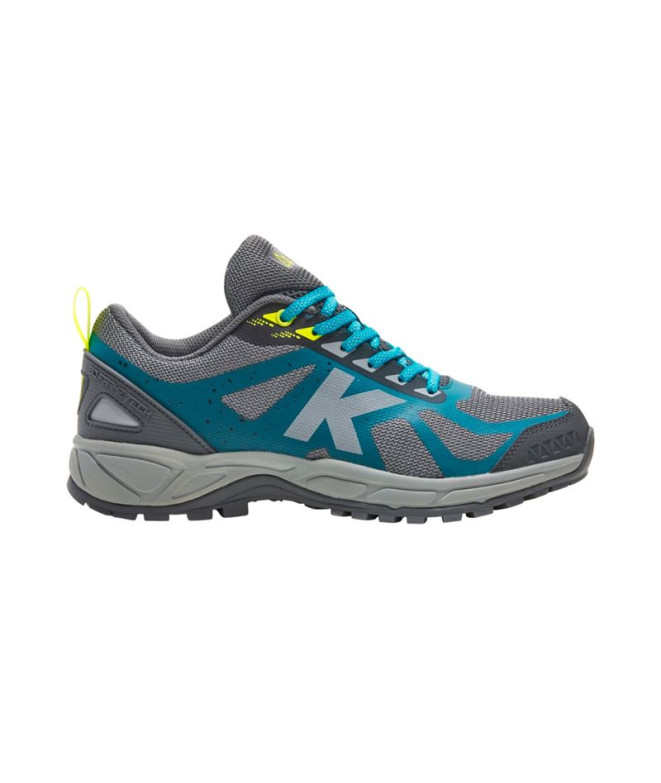 Chaussures De Running Kelme Trail Voyage Antracite et Acqua